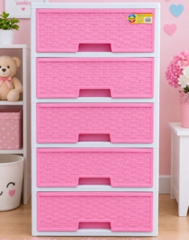 Gavetero disponible azul, rosado, crema